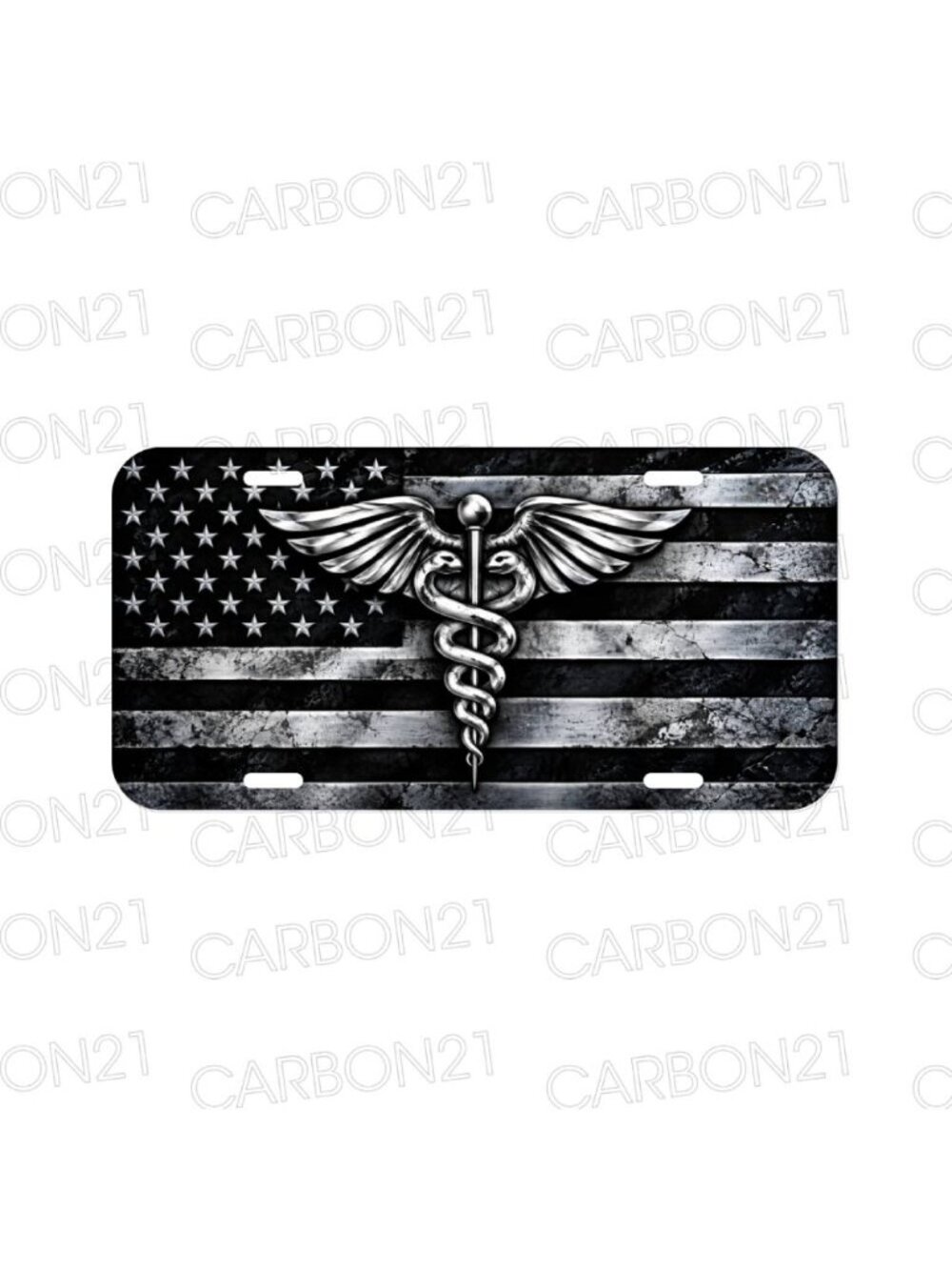 Caduceus USA Medical Nurse Doctor Aluminum License Plate CAR SUV Truck NEW